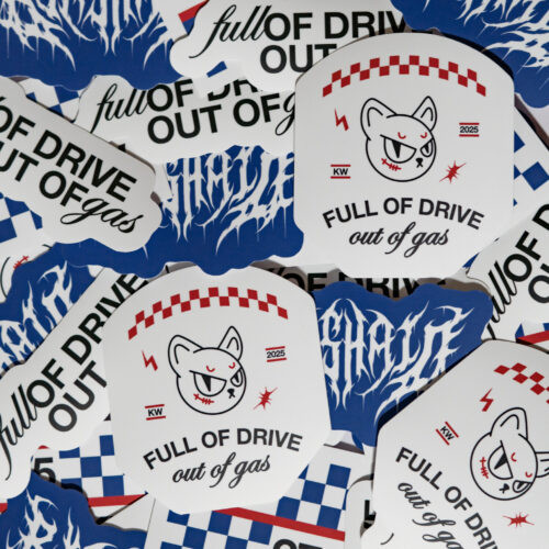 Full of Drive - Sticker Pack - White - Image 2