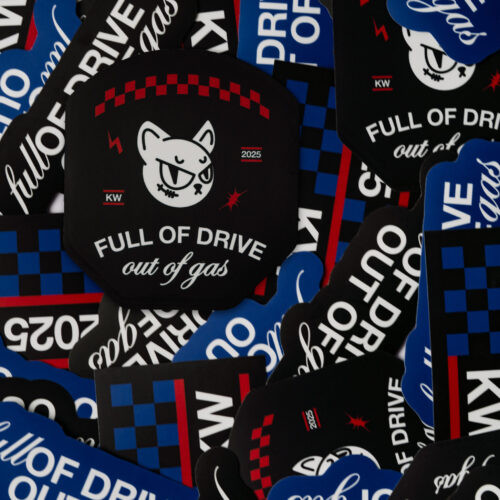 Full of Drive - Sticker Pack - Black - Image 2