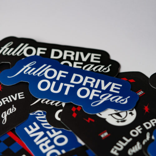 Full of Drive - Sticker Pack - Black - Image 3