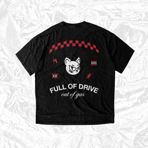 Full of Drive - Vintage Oversized T-Shirt - Image 2