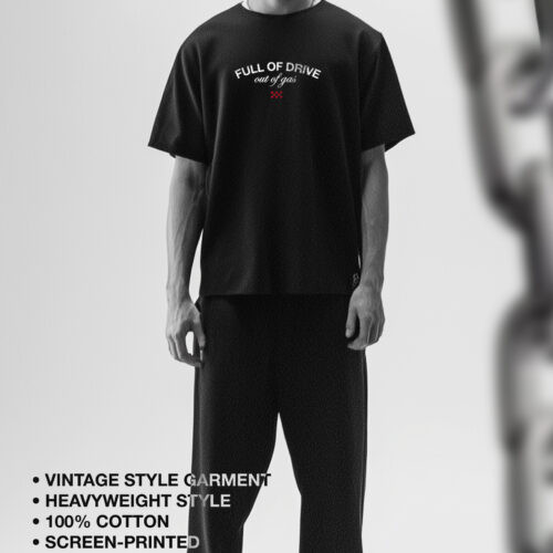 Full of Drive - Vintage Oversized T-Shirt - Image 5